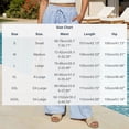 thumbnail image 7 of Favoffer Women's Striped Wide Leg Pants Elastic Drawstring Waist Pocket Loose Casual Trousers Summer Beach Vacation Bottom for Resort Seaside Trip, 7 of 7