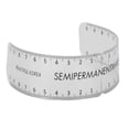 thumbnail image 1 of Regla para dar forma a las cejas BuyWeekMX plantilla de cejas precisa material ABS, 1 of 9