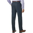 thumbnail image 2 of Kirkland Signature Men’s Non-Iron Comfort Pant with Expander Waist (Mood Indigo Pin Dot, 32x30), 2 of 4
