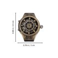 thumbnail image 2 of 2pcs Retro Creative Finger Watch Simple Fashion Flexible Flipping Ring Watch, 2 of 9