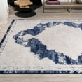 thumbnail image 5 of JONATHAN Y MODERN PERSIAN 3 x 5 Area Rug, Alhambra Ornate Medallion - Ivory/Navy, MDP400E-3, 5 of 10