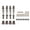 Titanium, variant on OVTSC RC Metal Universal Shock Absorber Damper Set with Shock Mount for WPL C14 C24 MN D90 99S Upgrades, 2.4 inches / 60mm Length Heavy Duty Aluminum Alloy Replacements, 2 Pairs Black