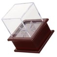 thumbnail image 1 of unbranded Display Case Acrílico Y Madera Marrón Para Baseball Ideal Para Mostrar Colecciones En Interiores, 1 of 5