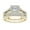 Gold, variant on CILENON Couple Rings Gold-Plated Inlaid Zircon Ring Classic Jewelry (Silver,8)