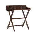 thumbnail image 3 of Linon Coy Walnut Folding Desk, 3 of 19