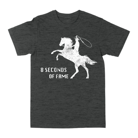 Fun T Rodeo Dark-Heather Small T-Shirt