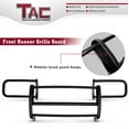 thumbnail image 5 of TAC Front Runner Guard Fit 2015-2019 Ford Transit Van (Full Size) BLACK Brush Nudge Push Bull Bar, 5 of 7