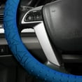 thumbnail image 2 of FH Group Soft Silicone Steering Wheel Cover with Textured Pattern and Anti-Slip Grip Design, UV-Resistant, Easy Installation, Durable, Waterproof & Odorless, Universal Fits 14.5" - 15.5" - Blue, 2 of 4