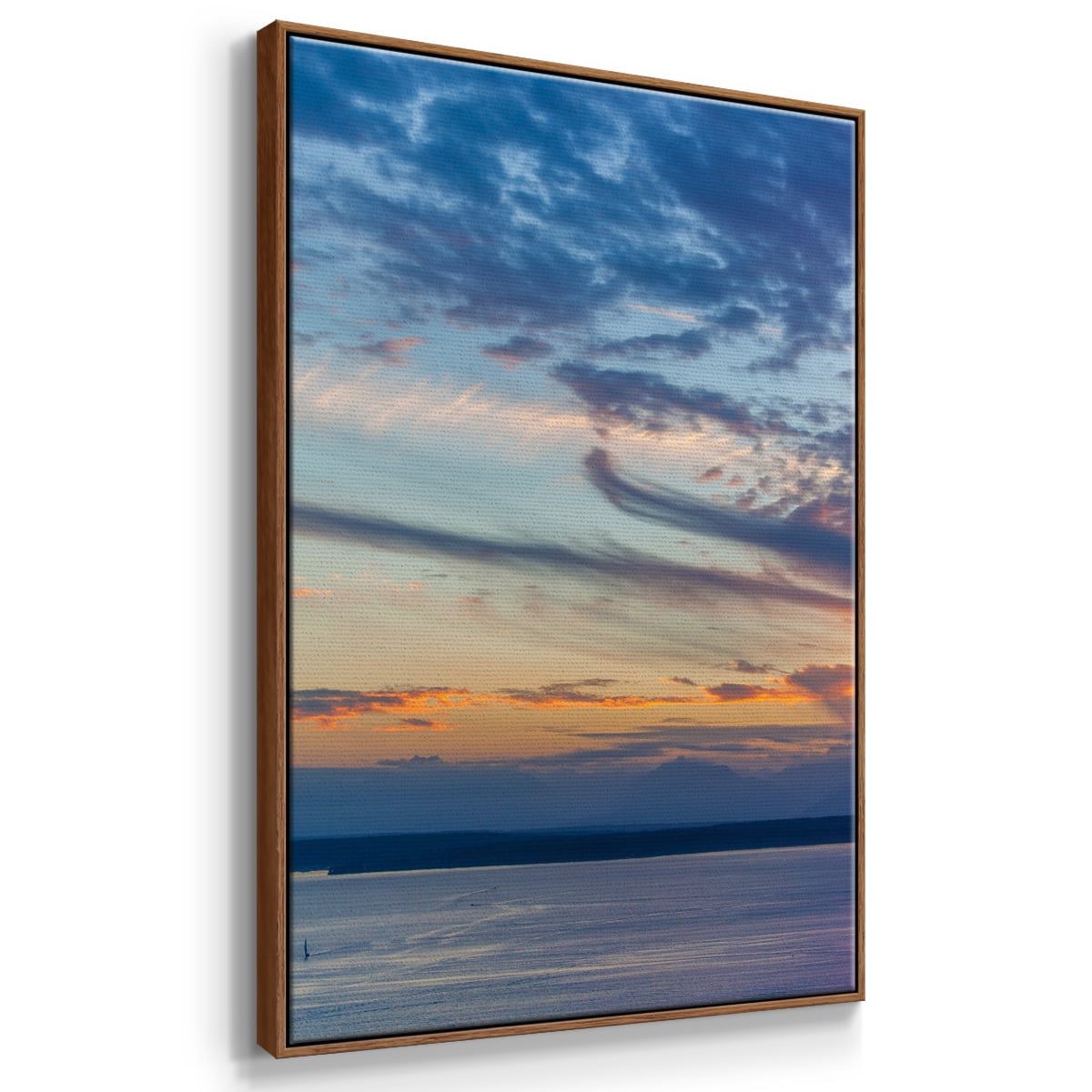 Cloud Variations Framed Premium Gallery Wrapped Canvas - Ready to Hang
