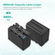 thumbnail image 3 of Batería FirstPower NP-F970 8900 mAh x2 con cargador USB para Sony, 3 of 7