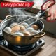 thumbnail image 5 of Juego de 2 pinzas de tijera de acero inoxidable de 9,25 y 11 pulgadas para cocinar y asar a la parrilla en la cocina, 5 of 7