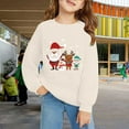 thumbnail image 2 of RIJOPUTY Christmas Sweat Shirts Teen Long Sleeve Tops Pink Top Girls Tshirt 2t Boy Clothes Boys Clothes Size 6-7 Girl Clothes 18-24 Months Girl 2t, 2 of 6