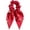 Red, variant on Satin Hair Scrunchies Ribbon Bow Ties Women, Pony Band High-Elastic Ponytail Holder with Long Bow Ribbon for Christmas Party Holiday Photoshoot Family Dinner Daily Wear (Red)