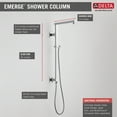 thumbnail image 7 of Delta 58420 Emerge 26" Angular Shower Column - Stainless Steel, 7 of 7