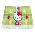 thumbnail image 3 of Hello Kitty Womens Lace Boxer Pajamas Shorts Soft Elastic Waist Lounge Shorts Printed PJ Bottoms, 3 of 7