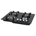 thumbnail image 1 of Parrilla de gas empotrable 4 quemadores, vidrio, Foset Foset PAGA-4EV, 1 of 3