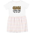 thumbnail image 3 of Inktastic Gigi Loves Me Grandchild Leopard Girls Toddler Dress, 3 of 5
