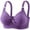 Purple, variant on Ashirexll Bras for Women No Underwire, Push Up Bra, Everyday Bra Wireless Comfort T Shirt Bra