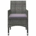 thumbnail image 3 of vidaXL 5 Piece Garden Dining Set Grey, 3 of 5