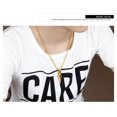 thumbnail image 2 of Colgante de punta de lanza con personalidad creativa europea y americana, collar de acero de titanio estilo Hip Hop callejero para hombres, 2 of 5