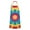 Colorful Tie Dye, variant on Rainbow Tie Dye Ray Circle Pattern Apron-Garden Aprons for Women with Pockets-Cotton Linen Waterproof Kitchen Cooking Gardening Aprons Adjustable for Kitchen,Cooking,BBQ and Salon 33x27 Inch
