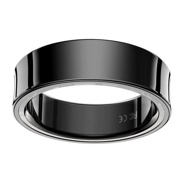 Anillo inteligente para hombres mujeres, anillo de eJercios impermeables de 5atm con rastroador de sueño/pasos/distancia/calorías, Duración de la Batería de 7 Días, Estuche de
