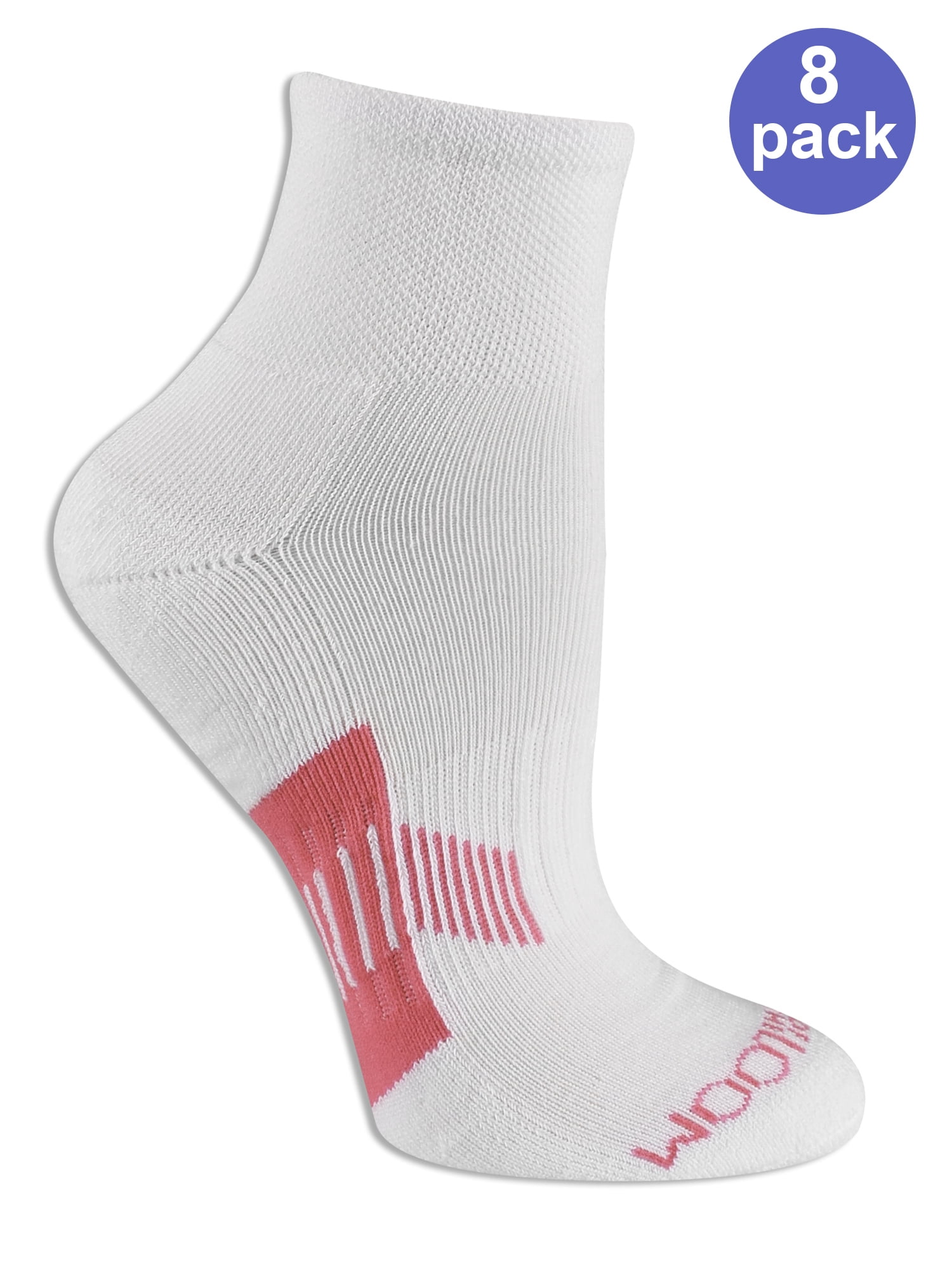 Fruit of the Loom Women's Everyday Active Cushioned Ankle Socks 8