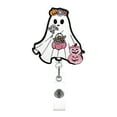 thumbnail image 1 of Funny And Cute Badge Reel With Clip Closure For Doctors Teachers Students Workers Etc Cartoon Pattern Badge Workplace Induction Graduation, 1 of 4