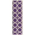 thumbnail image 3 of Safavieh Cambridge 2'6" X 6' Hand Tufted Wool Rug in Purple and Ivory, 3 of 3