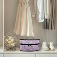 thumbnail image 4 of HELLHERO Blueberry Floral Pattern Travel Irons Carrying Organizer Travel Case Portable Travel Steamer Storage Bag Holder Organizer, Bag Only, 4 of 6