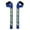 Blue, variant on Professional Weight Lifting Straps for Deadlifts and Powerlifting - Black (1 Pair)