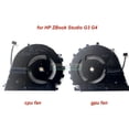thumbnail image 1 of Laptop CPU GPU Cooling Fan For HP ZBook Studio G3 G4 Notebook PC FANS Cooler Radiator NS75C07-15C04 NS75C08-15C05 840960-001 NEW CPU GPU BOTH, 1 of 5