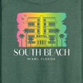 thumbnail image 3 of Instant Message - South Beach Florida  - Women's Lightweight French Terry Long Sleeve Shirt, 3 of 6