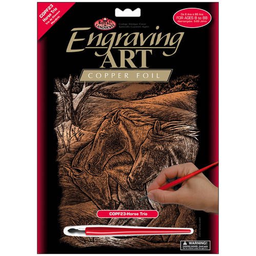 Copper Foil Engraving Art Kit, 8" x 10"