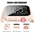 thumbnail image 3 of 10 Pack Apple Watch Case with Tempered Glass Screen Protector for Apple Watch 44mm Series 6/5/4/SE, HD Hard PC Bumper Case Leopard Sunflower Pattern Protective Cover for iWatch 44mm Accessories, 3 of 5