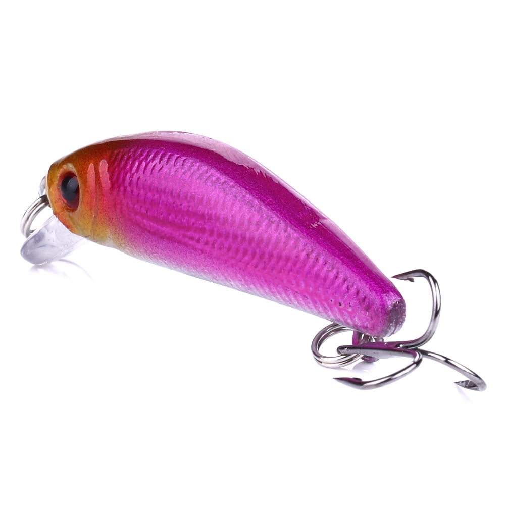 HENGJIA Minnow Bass Fishing Lures, Jerkbait Lure Set Hard Baits Deep Diving Crankbait for Catfish Walleye Trout Fishing Bait 4Pcs/kit