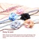 thumbnail image 5 of Jumpingount 2 piezas mujeres vestido cintura cuerda niñas portátil reutilizable lavable flor cinturón diseño Simple auto corbata decoración Accesorios de disfraces Gris, 5 of 6