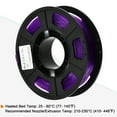 thumbnail image 5 of Uxcell 3D Printer Filament 1.75mm TPU Filament Dimensional Accuracy +/- 0.05mm Purple, 5 of 7