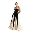 thumbnail image 5 of 2025 Summer Women's New Elegant Sexy Backless Spaghetti Strap Slim Contrast Color Dress Women, 5 of 5