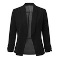thumbnail image 2 of Vedolay Jackets Women's Casual Long Sleeve Open Front Lapel Collar Blazer Jacket,Black XL, 2 of 4