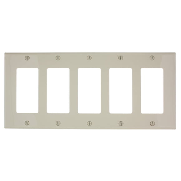 Placa de pared Leviton Decora/GFCI Decora/Thermoset Light Almond