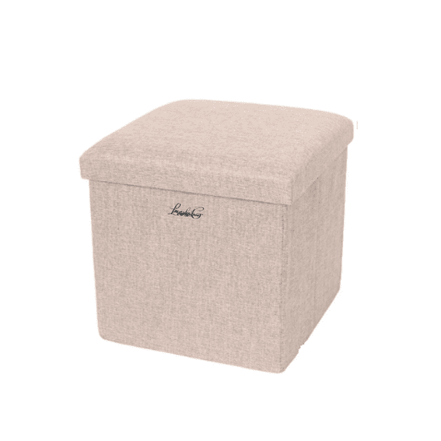 Silla Cubo Organizador Plegable Cajón Almacenador Hogar Lab.G Beige