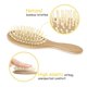 thumbnail image 2 of 3pcs Hair Brush Comb Set Newborn Hairbrush Kit Infant Comb Soft Wool Hair Wooden Handle Baby Scalp Massage, 2 of 5