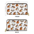 thumbnail image 3 of WIRESTER Casual Shopping Party Novelty Purse Fashion PU Leather Clutch Purse for Women Girls - English Bulldog Funny Playful Postures, 3 of 7
