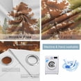 thumbnail image 2 of Fsddascl Forest Blackout Curtains for Bedroom/Living Room, Thermal Insulated Kitchen Curtains, Fall Farmhouse Watercolor Tree Nature Scenery Grommet Darkening Window Treatment Drapes 52"x63"x2, 2 of 6