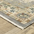 thumbnail image 3 of Oriental Weavers Lucca Wool Blend Area Rug - 2063L - 5'3" x 7'6" - in Grey/ Multi - Vintage Inspired, Wool Blend, Bedroom, Office Rug, 3 of 3