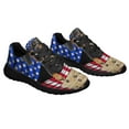 thumbnail image 6 of Basset Hound American flag Shoes Sneakers Black Size 9, 6 of 7