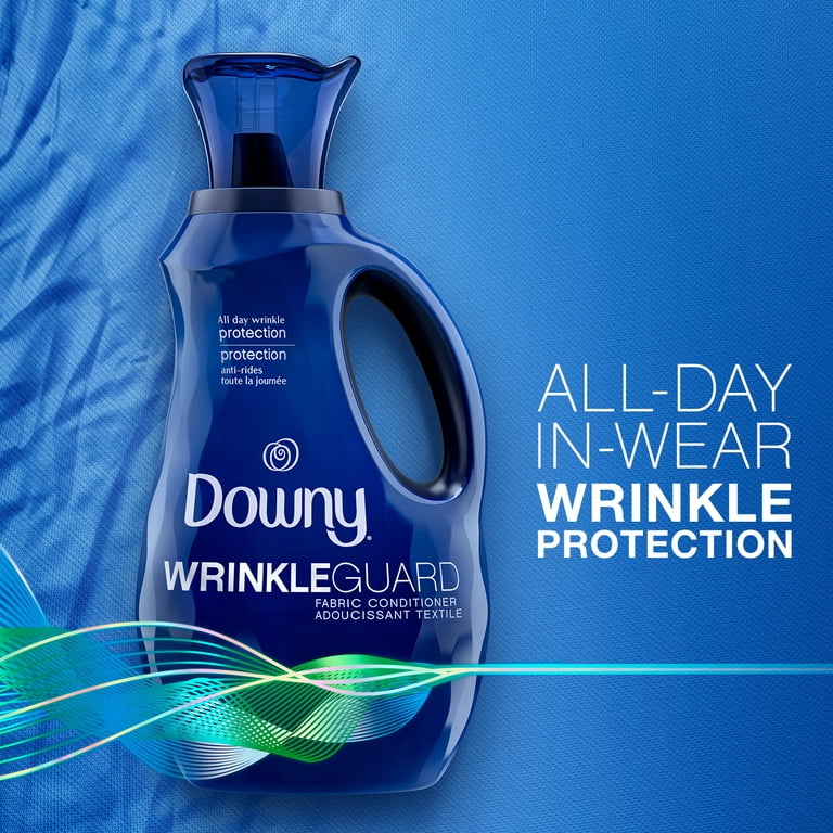 Downy WrinkleGuard Liquid Fabric Softener and Conditioner, Fresh, 71 fl oz