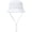 White, variant on CoCopeaunts Kids Bucket Hat for Boy Summer UV Protection Sun Cap Unisex Fisherman Hat Girls Adjustable Chain Cotton Basin Hat
