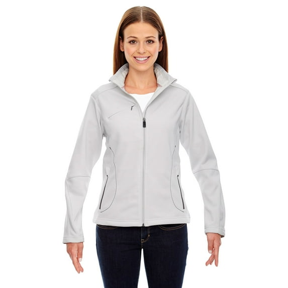 Ash City 78649 Ladies Escape Bonded Fleece Jacket -Crystl Qrtz -Medium